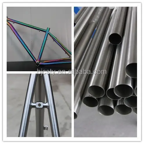 ASTM B338 Gr9 טיטניום אופניים/אופניים מסגרת צינורות/צינור/צינור