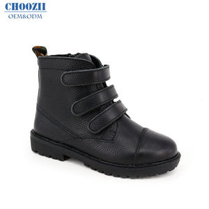<span class=keywords><strong>Botas</strong></span> <span class=keywords><strong>de</strong></span> Vestir con Cremallera Negras para Niñas, <span class=keywords><strong>de</strong></span> Cuero Vacuno, Estilo Ruso, Tallas 25-36, Venta al por Mayor - Product Image 6