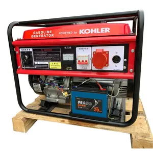 Kohler Motor Elektro start 8kw 8kva 8000 Watt Benzin generator