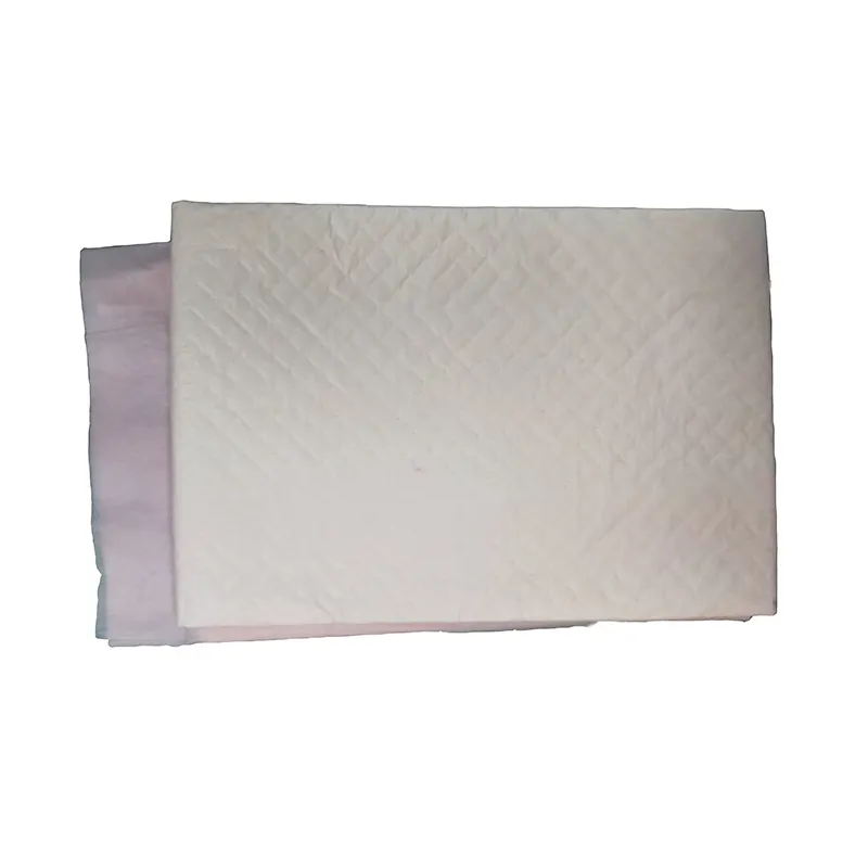 Ziekenhuis Wegwerp Incontinentie Volwassen Bed Pads 60X90 Roze Pe Film Non-woven Onderlegger Export naar Maleisië