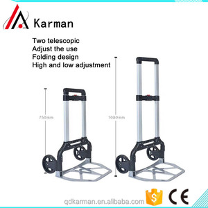 High Quality <strong>Heavy</strong> <strong>Duty</strong> Folding Hand Truck Two-Wheel Plastic Luggage Cart for Shopping and Tools <strong>Garden</strong> <strong>Trolley</strong> at an Price - Product Image 5