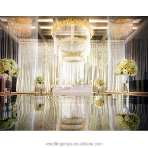 Rideau à lumières blanches, décoration de mariage, m - Product Image 1