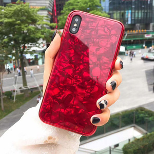 Màu sắc cạnh TPU thủy tinh 2 trong 1 thông minh di động điện thoại di động trường hợp cover quay lại <span class=keywords><strong>shell</strong></span> mô hình nhà ở cho OPPO F5 f7 A57 A59 A77 A79 - Product Image 6