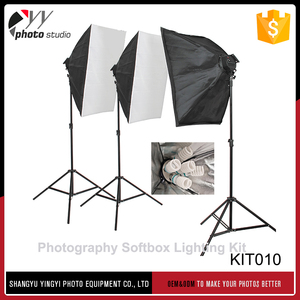Haute qualité <span class=keywords><strong>studio</strong></span> 5500 K 45 W lumière photographique avec softbox - Product Image 1