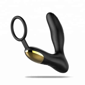 10 frecuencia bloqueo esperma anillo eyaculación vibrador teledirigido del sexo del enchufe del extremo - Product Image 3