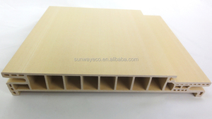 Chính <span class=keywords><strong>Doorframe</strong></span> Gỗ Nhựa Thiết Kế Cửa Gỗ Pvc Hồ Sơ Mô Hình - Product Image 4