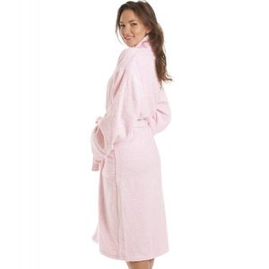 Womens <strong>Ladies</strong> Bath Towel Robe Cotton Terry Home <strong>Dressing</strong> <strong>Gown</strong> Light Pink Women 100% Cotton <strong>Towelling</strong> Hotel Robes - Product Image 3
