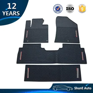 Non-Slip Full set Rubber Floor Mat For Sorento 2016 2017 2018 Car Mats 7 Seats Waterproof Special Cars Auto accessories