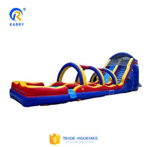 Commercial Fun Unisex Kids Rainbow Slide Games Outdoor Jumbo Water Slide Inflatable Double Lane Slip Slides For Party Event