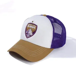 Polyester Baumwolle benutzer definierte Logo verstellbare Snapback Unisex Trucker Mesh Sport hüte für Männer