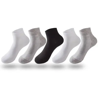 Wirklich weiche ultra dünne einfarbige Büro-Socken aus Baumwolle für Männer