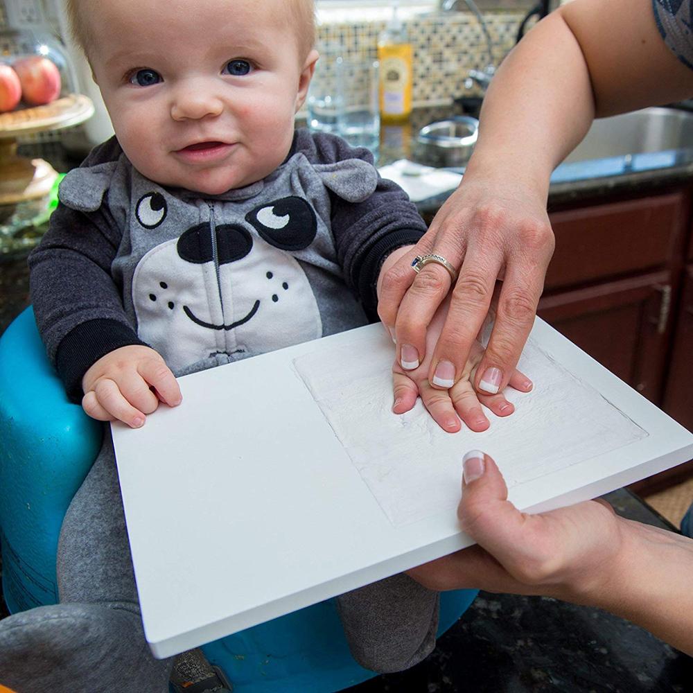 Детский набор для рисования рук и ног, глиняная рамка для рисунков для новорожденных, лучший подарок для мамы, фотография следов на ногах, кепсак