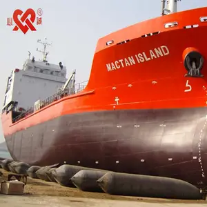 Tinggi Menolak Memakai Anti-Crack Inflatable Kapal/Perahu/Kapal/Feri/Marine Airbag untuk Kapal Meluncurkan