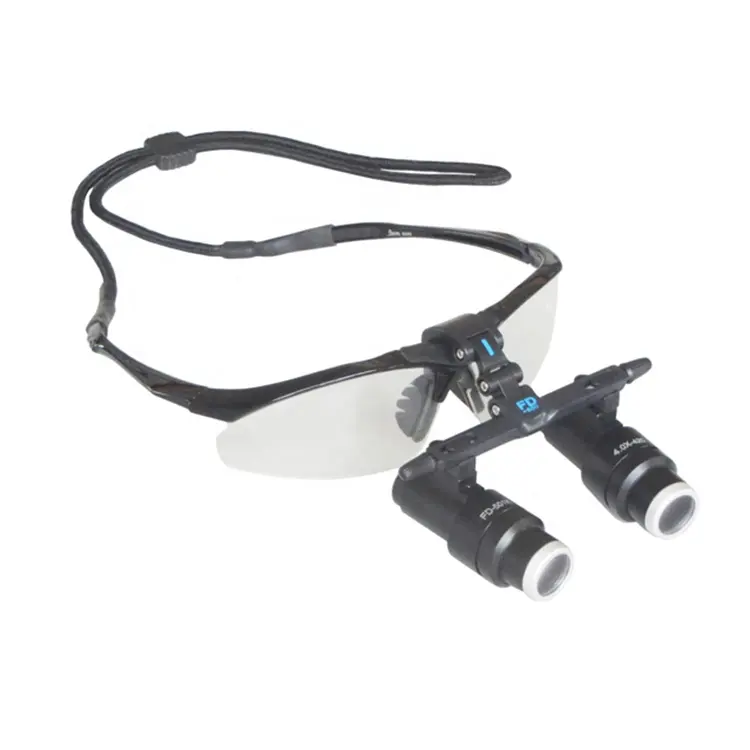 head strap Kepler magnifier 5x surgical dental loupes light