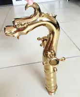 Gold Plated Fancy Taps Dragon Faucet