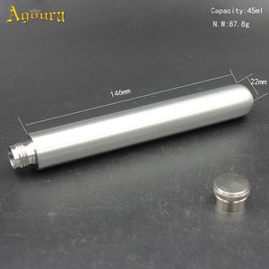 1.5OZ Acier Inoxydable Deux Tubes Flacon De Hanche Polissage Tube À Fond Rond Bouteille De Vin <span class=keywords><strong>petit</strong></span> flacon - Product Image 6