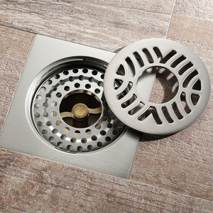 Accesorios de baño Lavadora de latón de 4 pulgadas Desagüe de piso Inodoro Desagüe de piso antiolor - Product Image 2