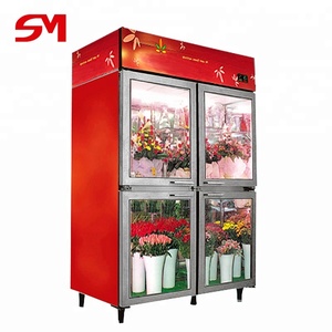 Vitrine Réfrigérée pour Fleurs à l'Apparence Élégante, avec Contrôle Numérique, Étagères Réglables, Conception à 2 Portes - Vente Flash - Product Image 3