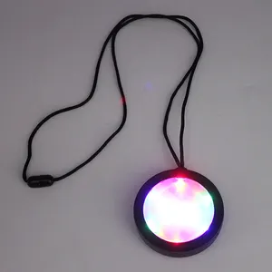 Wholesale High Quality Halloween Party RGB Tunnel Lights Led Light Up Necklace