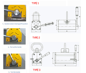 2 tấn từ nâng lên 3 tấn nâng nam châm - Product Image 5