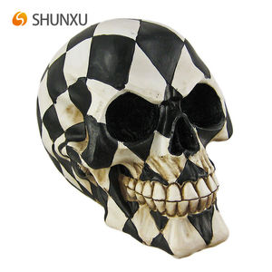 Bộ Xương Sọ Màu Đồng Trang Trí Bộ Xương Tượng Mô Hình Hộp Sọ Polyresin Bộ Sưu Tập Chi Tiết Cao - Product Image 4