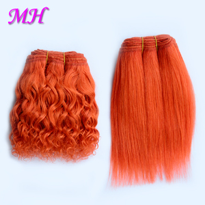 ผมแท้จากแพะ MH Natural Goat Hair Wefted สีบลอนด์ 613 แบบตรง สำหรับตุ๊กตา Blythe/BJD ของเล่นเสริมพัฒนาการ - Product Image 4