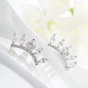 El oro al por mayor de calidad superior Teemi Austrial cristalina clara Uique Diseño Rose plateado CZ Pestaña muchacha de las <span class=keywords><strong>mu</strong></span> - Product Image 3