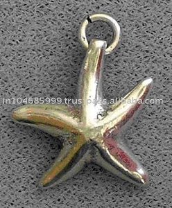 925 breloques en argent avec étoile Logo Design prix de gros haute qualité à la mode fournisseur de breloques en argent Sterling - Product Image 2