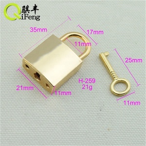 New Custom Fixed <strong>Suitcases</strong> Bags Heavy Duty <strong>Lock</strong> Padlock for Handbag Bag Hardware Turn <strong>Lock</strong> - Product Image 3
