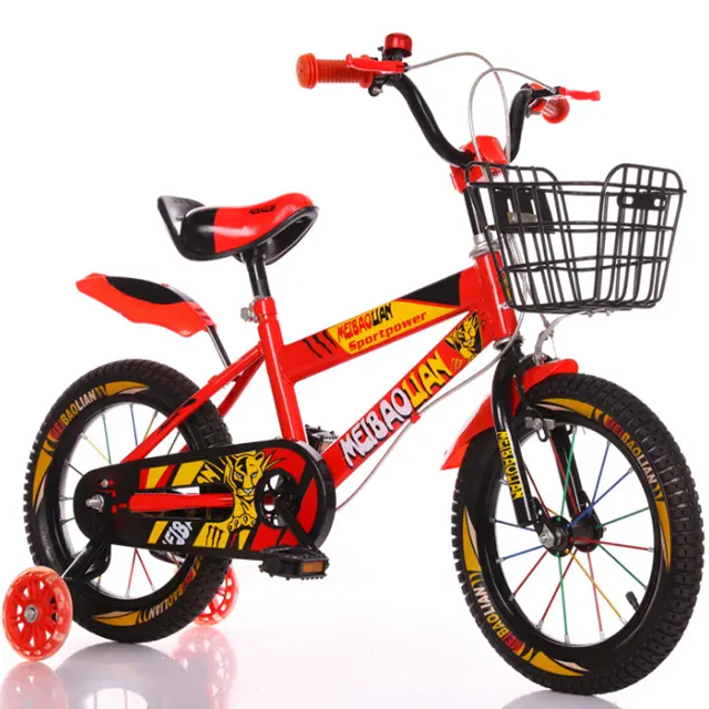 Cheapest Price Children Bicycle Ride on Bike for3-8 years old Kids with Four Wheel Bicycle