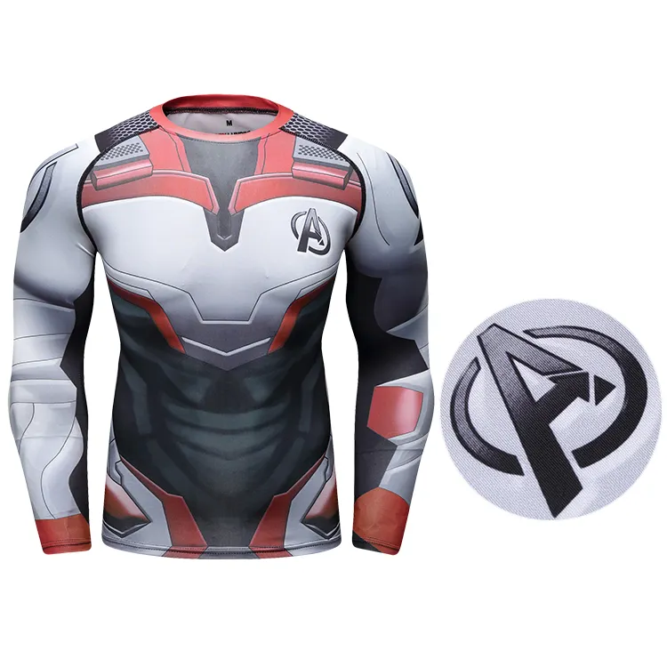 Hot Koop Sport Mannen Kleding Superhero 3D Gedrukt Atletische T-shirt