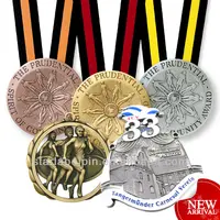 उपन्यास प्रकार के डिजाइन कस्टम-मेड प्राचीन चांदी खेल पुरस्कार पदक पदकों