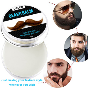 Baume hydratant pour <span class=keywords><strong>barbe</strong></span>, produit cosmétique, OEM, vente en gros, nourrissant, adoucissant, cire, 60G, livraison gratuite - Product Image 6