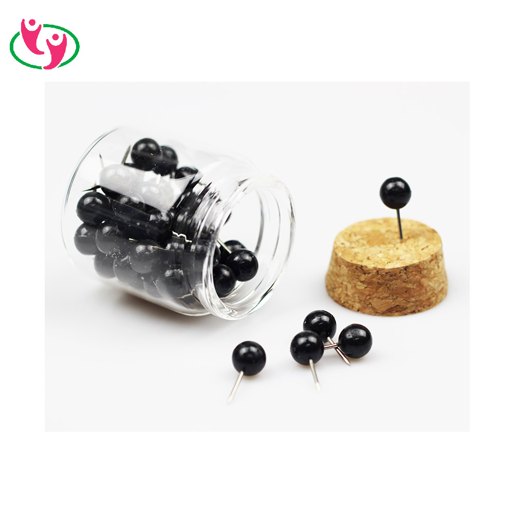 Черные пластиковые шариковые штанги, штанги, нажимные штифты со стальной точкой