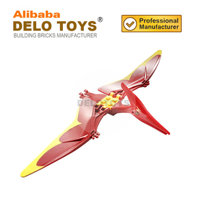 De construcción de plástico ladrillos Pterosaurio con patrón de el Jurásico dinosaurio serie bloque de juguetes para los niños (DE236D) - Product Image 3