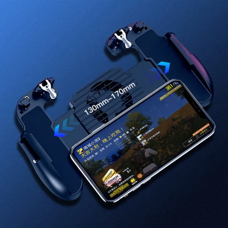 F1 L1R1 Gaming pendingin tombol api pelatuk untuk GamePad Joystick pegangan menangani kipas pendingin Gamepad dengan kipas untuk IOS Android