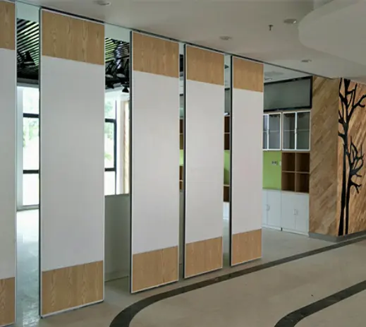 Dapat Dioperasikan Dinding Partisi Desain Panel Dekoratif Removable Partisi Pintu