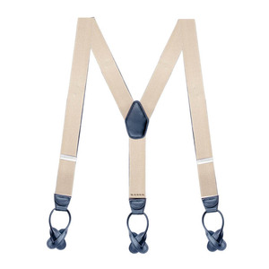 Bretelles en cuir véritable élastiques de conception raffinée, best-seller <span class=keywords><strong>2018</strong></span>, personnalisées pour hommes - Product Image 3