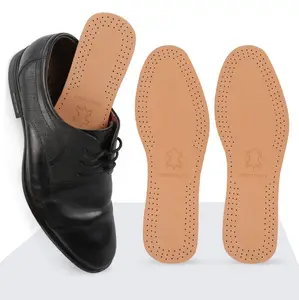 Insoles wholesale Comfort flat genuine leather and latex material shoe insoles high quality cushion insoles