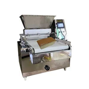 Çin tedarikçisi otomatik kek üretim hattı/çörek yapma makinesi/sünger kek makinesi