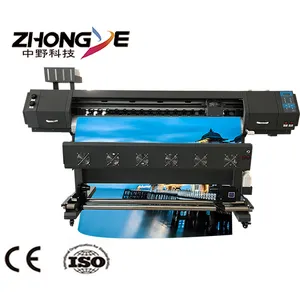 Impresora solvente ecológica, máquina trazadora de carteles flexibles, 3,2 m, 1,8 m, 6 pies, 8 pies, 10 pies, DX5, DX7, XP600, TX800