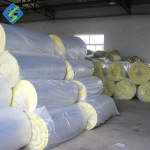 Aislamiento acústico térmico materiales tela de fibra de lana de vidrio de aluminio <span class=keywords><strong>manta</strong></span> de lana de fibra fieltro con ISO CE certifcate - Product Image 1