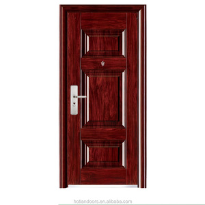 2018 residencial puertas de seguridad de acero inoxidable parrilla de hierro puerta de diseño para la casa - Product Image 3