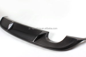 Jc Sportline Auto GTI Look carbone Fiber MK6 diffuseur arrière double tuyaux pour VW Golf 6 VI - Product Image 2