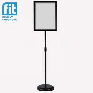 <span class=keywords><strong>Affiche</strong></span> en métal présentoir de <span class=keywords><strong>porte</strong></span> d'hôtel signe support de plancher affichage signe stands présentoir de plancher de supermarché - Product Image 2