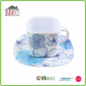 Venta al por mayor <span class=keywords><strong>otra</strong></span> vaso, tazas y platillos de café, melamina con mango - Product Image 1