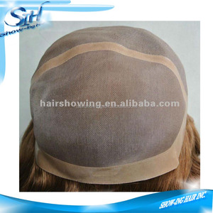 Perruque toupet de cheveux naturels pour femmes, perruque complète personnalisée, pour dames - Product Image 2
