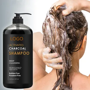 Hot Sell Private Label Activated Charcoal Shampoo For Men And Women