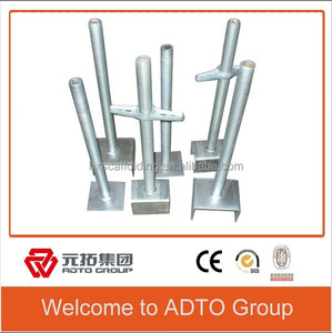 Bạc sơn điện mạ kẽm nặng vít giàn giáo điều chỉnh cơ sở jack - Product Image 6