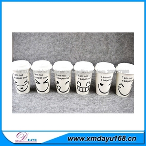 No tazas de té de cerámica manija sonriente cara copa - Product Image 1